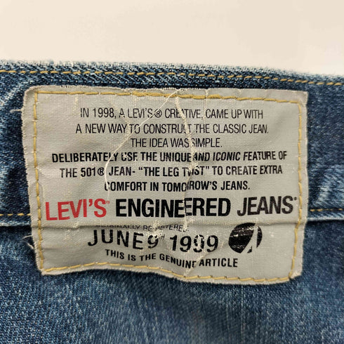 リーバイス Levis 00S ENGINEERED JEANS 立体裁断 ダメージ デニムパンツ Y2K メンズ  33